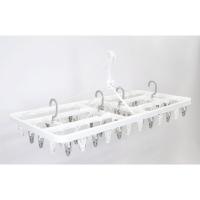 サイドフック付角ハンガー ピンチ60個付 東和産業