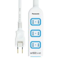 パナソニック　電源タップ　ザ・タップX　2P式/4個口/2m/トラッキング防止プラグ/ほこり防止シャッター付/ホワイト　WHA2524WKP　1個