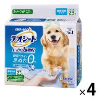 デオシート スーパーワイド ジャンボパック 23枚入 4袋 ペットシーツ ユニ・チャーム