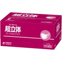 ユニチャーム 超立体マスク サージカルタイプ 100枚入り5箱 LOHACO - サージカルマスク 超立体タイプ 小さめ 40枚入×2箱 日本製