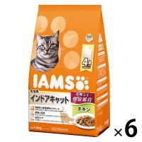アイムス 成猫用 インドアキャット チキン 1.5kg（375g×小分け4袋）6袋 マース キャットフード 猫 ドライ