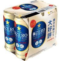発泡酒　ビール類　サッポロ極ZERO(ゴクゼロ)　500ml　1パック(6本入)　缶