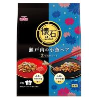 懐石2dish 海のおいしさ 瀬戸内の小魚ペア 国産 総合栄養食 800g（80g×10袋）1袋 ペットライン キャットフード 猫 ドライ