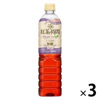 UCC上島珈琲 紅茶の時間 ストレートティー 無糖 900ml 1セット（3本）