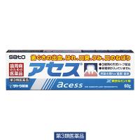 アセス 60g 佐藤製薬 アセス 医薬品 歯磨き粉 歯磨剤 歯槽膿漏 歯肉炎 歯周病薬 止血 収れん 抗炎 口臭 抗菌力 研磨剤なし【第3類医薬品】