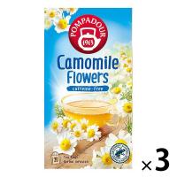 （ノンカフェイン）ポンパドール カモミールフラワー 1セット(60バッグ：20バッグ入×3箱)（ティーバッグ）