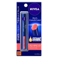 ニベア リッチケア＆カラーリップ フレンチピンク 2g SPF20・PA++ 花王