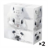 ティッシュペーパー 保湿 200組（3箱入） 1セット（2パック） 鼻セレブティシュ 王子ネピア