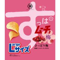 湖池屋 Largeサイズ すっぱムーチョチップス さっぱり梅 1袋 ポテトチップス スナック菓子