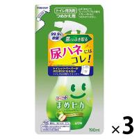 ルックまめピカ トイレのふき取りクリーナー 詰替190ml 1セット（3個）ライオン