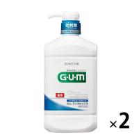ガム デンタルリンス ノンアルコール 960mL 1セット（2本） サンスター GUM マウスウォッシュ 液体歯磨き 原因菌を殺菌・除去