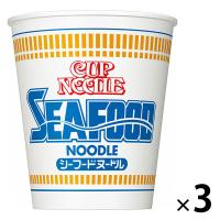 日清食品 カップヌードル シーフードヌードル カップ麺 カップラーメン 1セット（3食）