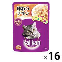 カルカン（kalkan）味わいチキン 70g 16袋 キャットフード 成猫 ウェット パウチ