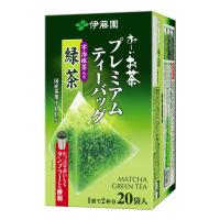 【水出し可】伊藤園 おーいお茶 プレミアムティーバッグ 宇治抹茶入り緑茶 1箱（20バッグ入）