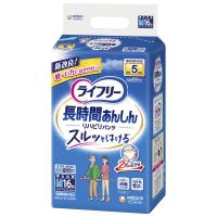 大人用紙おむつ 尿漏れ ライフリー 長時間あんしん リハビリパンツ Ｍサイズ 1パック (16枚) ユニ・チャーム