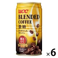 缶コーヒー UCC ブレンドコーヒー微糖 185g 1セット（6缶）
