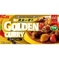 S＆B ゴールデンカレー 中辛 198g 1個