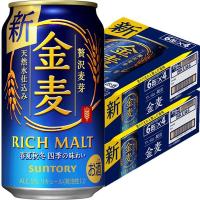 ビール類　金麦　350ml　2ケース(48本)　缶　第3のビール　新ジャンル　送料無料