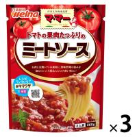 日清製粉ウェルナ マ・マー トマトの果肉たっぷりのミートソース 2人前 (260g) ×3個