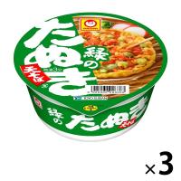 【セール】カップ麺　マルちゃん　緑のたぬき天そば　東　101g　1セット（3個）　東洋水産