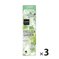 サワデー香るスティック 日比谷花壇セレクト 玄関・部屋用 イングリッシュガーデン 詰め替え用 70ml 3個 芳香剤