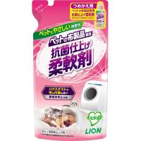ペットの布製品専用 洗濯 抗菌仕上げ柔軟剤 詰め替え 300g 1個 ライオンペット