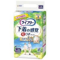 大人用紙おむつ 尿漏れ ライフリー 超うす型 下着感覚パンツ Ｌサイズ 1パック (22枚) ユニ・チャーム