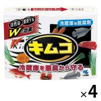 キムコレギュラー 冷蔵庫脱臭剤 冷蔵庫用 消臭剤 効き目約6ヶ月 4個 小林製薬