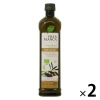 スペイン産 ヴィラブランカ オーガニック エクストラバージンオリーブオイル PET 1L（1000ml） 2本 nakato 有機