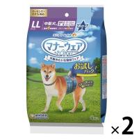 マナーウェア 男の子用 LL 中型犬用 お試しパック 4枚入 2袋 ペット用 ユニ・チャーム