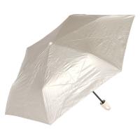 カラビナ付き晴雨＆遮熱折り畳み傘 ゴールド LAKOLE/ラコレ