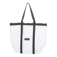 メッシュBIGトートバッグ ホワイト LAKOLE/ラコレ