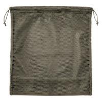 無印良品 ポリエステルメッシュ巾着 ダブルタイプ カーキ Ｌ 約３４×３７×１４ｃｍ 良品計画