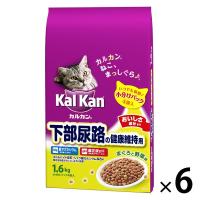 カルカン 下部尿路の健康維持用 1.6kg（400g×4パック）6袋 キャットフード ドライ