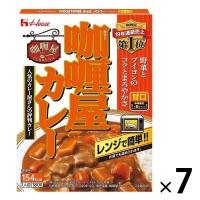 レトルトカレー カリー屋カレー 甘口 1人前180g 154kcal 1セット（7個） レンジ対応 ハウス食品