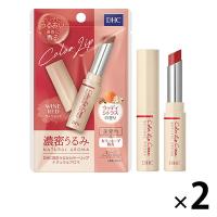 DHC 濃密うるみカラーリップ ナチュラルアロマ(ワインレッド)×2本 ウッディシトラス  色付き・色つき・保湿