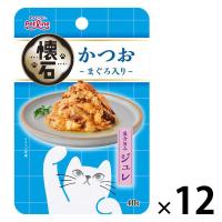 懐石レトルト かつお まぐろ入り 魚介旨みジュレ 40g 12袋 ペットライン キャットフード ウェット パウチ