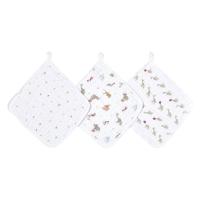 aden + anais　エイデンアンドアネイ ウォッシュクロス エレファントサーカス 1セット（3枚入）ダッドウェイ