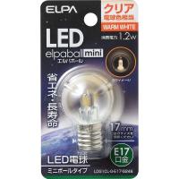 朝日電器 LED電球G30形E17 LDG1CL-G-E17-G246 1個