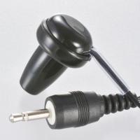 オーム電機 モノラルイヤホン φ2.5 1m ブラック EAR-0007 1個