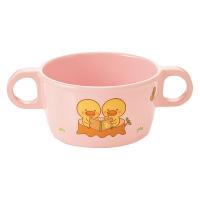 ひよこぐみ 両手付カップ ピンク 143×95×51mm 540HIP 1個 メラミン食器 食洗機可 給食 日本製 国際化工