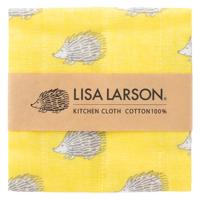 中川政七商店 LISA LARSON ふきん ハリネズミ/イエロー