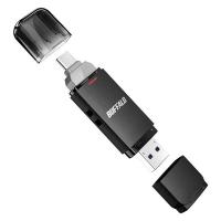 バッファロー USB3.2 TypeーC/Aスティック型SSD 2.0TB ブラック SSD-SD2.0U3-BA 1個