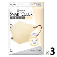 ユニ・チャーム SMARTCOLOR MyPalette アイボリーブラウンふつう7枚 4903111807451 1セット(7枚×3個)