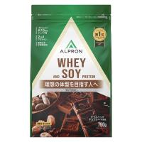 ホエイ＆ソイプロテイン　ダブルリッチチョコ風味　1袋（750g）　アルプロン　ALPRON