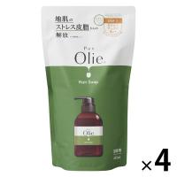 パックスオリー　ヘアソープ　詰替　400mL　1セット(4個)　太陽油脂　せっけんシャンプー　無添加　敏感肌用　天然由来100%