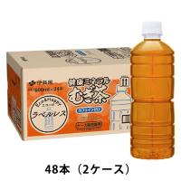伊藤園 ラベルレス 健康ミネラルむぎ茶 600ml 1セット（48本）【麦茶】（イチオシ）