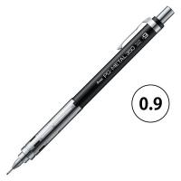ぺんてる シャープペンシル PG-METAL350（ピージーメタルサンゴーゼロ） 0.9mm ブラック PG319-A