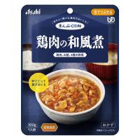 介護食 やわらか食 アサヒグループ食品 まんぷく日和 鶏肉の和風煮 12袋【舌でつぶせる】
