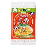 丸鶏がらスープ＜塩分ひかえめ＞ 5gスティック 5本入 1袋（計5本） 鶏ガラスープの素 減塩　味の素